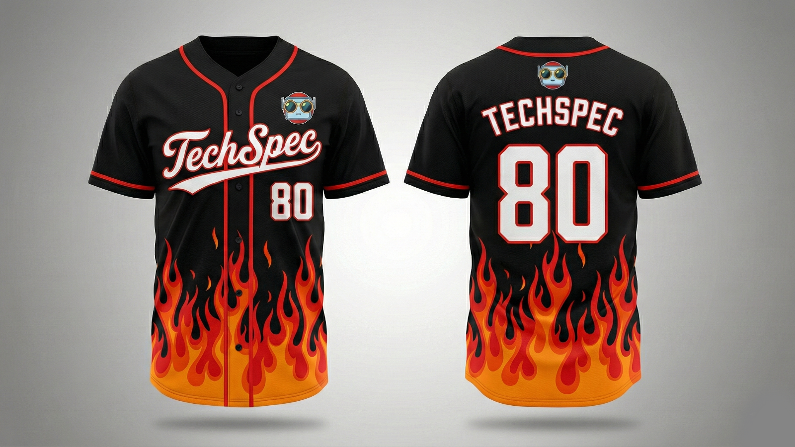 Baseball Jerseys Button Down