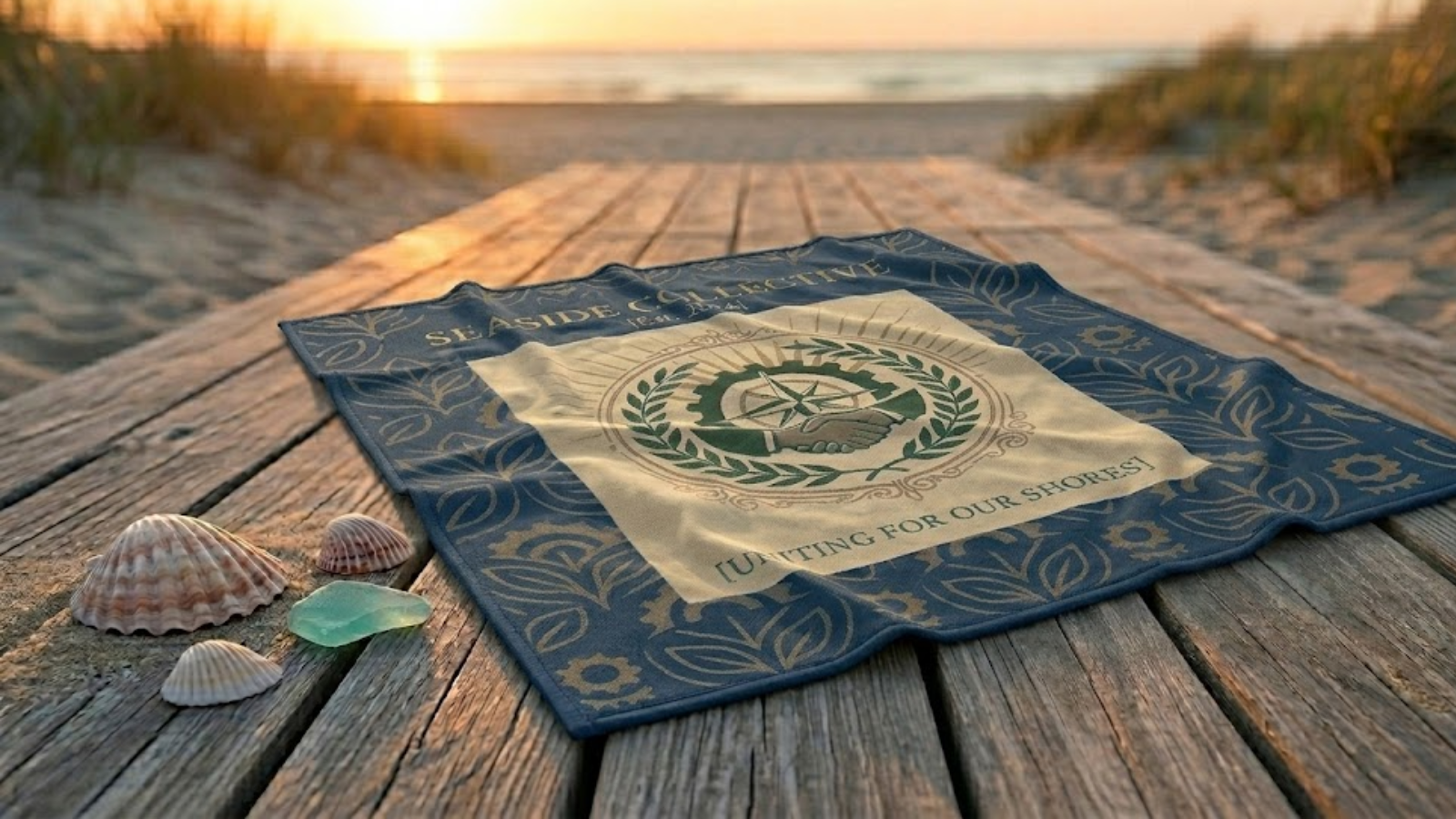 Beach Fleece Blanket