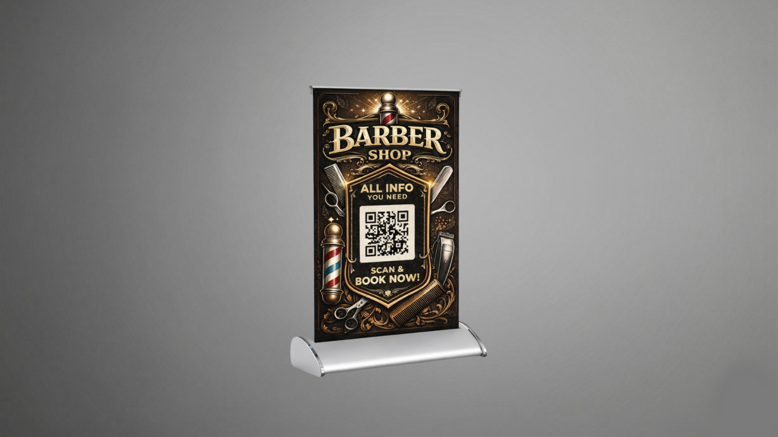 Table Top Banner Stand
